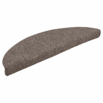 Covorașe scări autoadezive 15 buc crem 65x21x4 cm stil punch - Img 2