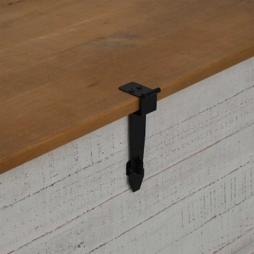 Cufă de depozitare HALDEN alb 91x48x47 cm lemn masiv de pin - Img 6