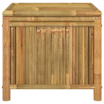 Cutie de depozitare de grădină, 60x52x55 cm, bambus - Img 3