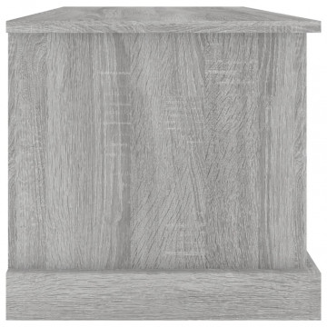 Cutie de depozitare, gri sonoma, 70x40x38 cm, lemn prelucrat - Img 6