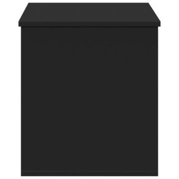 Cutie de depozitare, negru, 100x42x46 cm, lemn prelucrat - Img 8