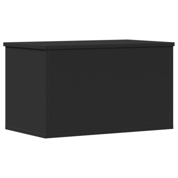 Cutie de depozitare, negru, 60x35x35 cm, lemn prelucrat - Img 2