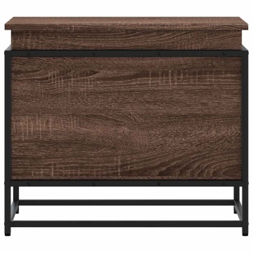 Cutie depozitare stejar maro 60x40x51,5 cm lemn prelucrat - Img 4