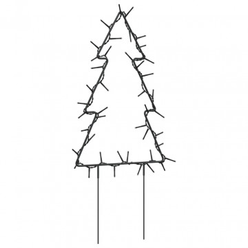 Decor brad cu lumini de Crăciun cu țăruși 3 buc. 50 LED 30 cm - Img 5