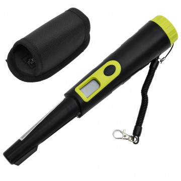 Detector de metale reperare de precizie afișaj LCD negru/galben - Img 1