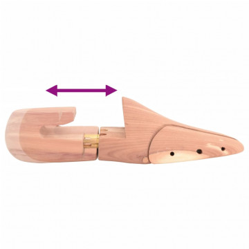 Dispozitiv lărgire pantofi încălțător EU 44-45 lemn masiv cedru - Img 5