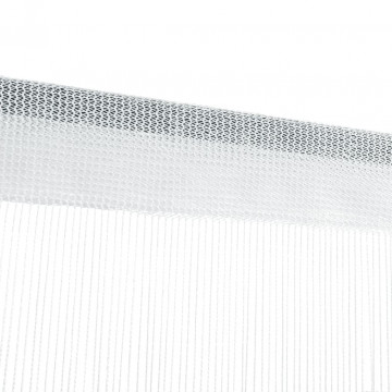 Draperii franjuri, 2 buc., 100 x 250 cm, alb - Img 4