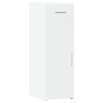 Dulap, alb, 30x42,5x93 cm, lemn prelucrat - Img 2