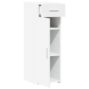 Dulap, alb, 30x42,5x93 cm, lemn prelucrat - Img 7