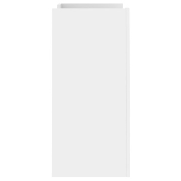 Dulap, alb, 73,5x35x75 cm, lemn prelucrat - Img 8