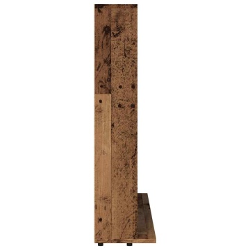 Dulap CD-uri, lemn vechi, 100x23x89,5 cm, lemn prelucrat - Img 8