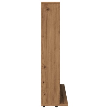 Dulap CD-uri, stejar artizanal, 100x23x89,5 cm, lemn prelucrat - Img 8