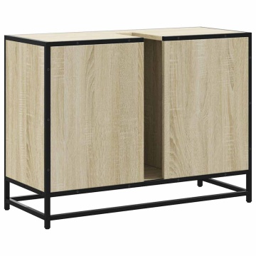 Dulap chiuveta de baie, stejar sonoma, 80x33x60cm lemn compozit - Img 7
