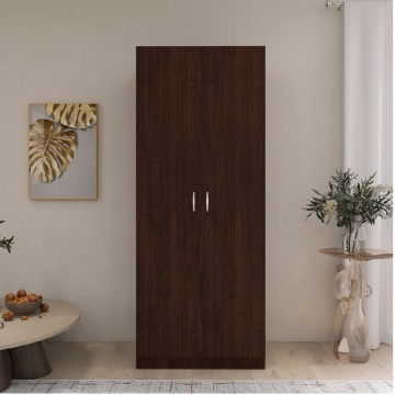 Dulap cu 2 Usi si 4 Rafturi de Depozitare, 200x80x40 cm, Culoare Wenge din Pal de 18mm - Img 2