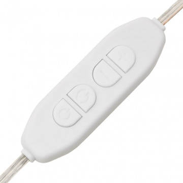 Dulap cu oglindă și LED, alb, 90x31,5x62 cm - Img 6