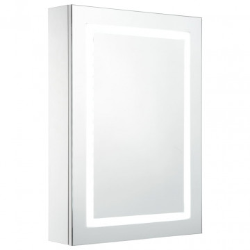 Dulap de baie cu oglindă și LED-uri, 50 x 13 x 70 cm - Img 2