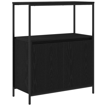 Dulap de baie cu rafturi Stejar negru 76,5x35x95 cm - Img 2