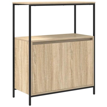 Dulap de baie cu rafturi Stejar Sonoma 76,5x35x95 cm - Img 2