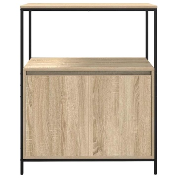 Dulap de baie cu rafturi Stejar Sonoma 76,5x35x95 cm - Img 5