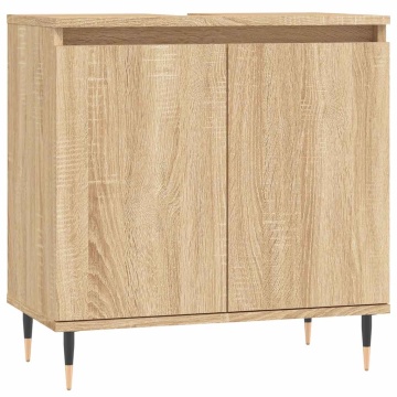 Dulap de baie, stejar sonoma, 58x33x60 cm, lemn prelucrat - Img 1