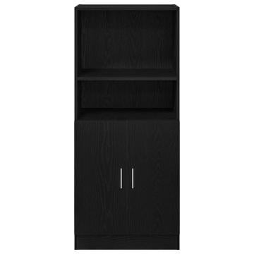 Dulap de bucătărie, negru, 57x41,5x131,5 cm, lemn prelucrat - Img 4