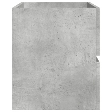 Dulap de chiuvetă, gri beton, 100x38,5x45 cm, PAL - Img 8