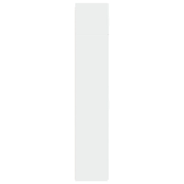 Dulap de depozitare, alb, 70x42,5x225 cm, lemn prelucrat - Img 6