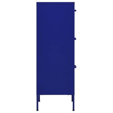 Dulap de depozitare, bleumarin, 42,5x35x101,5 cm, oțel - Img 4