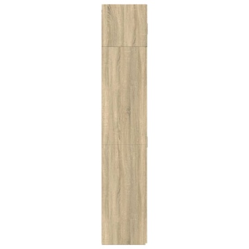 Dulap de depozitare, stejar sonoma, 70x42,5x225, lemn prelucrat - Img 6