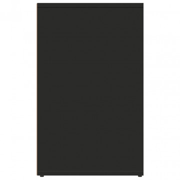 Dulap de dressing, negru, 80x40x65 cm, lemn compozit - Img 4