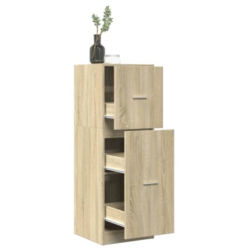 Dulap de farmacie, stejar sonoma, 40x41x118 cm lemn prelucrat - Img 1