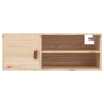 Dulap de perete, 80x30x30 cm, lemn masiv de pin - Img 5