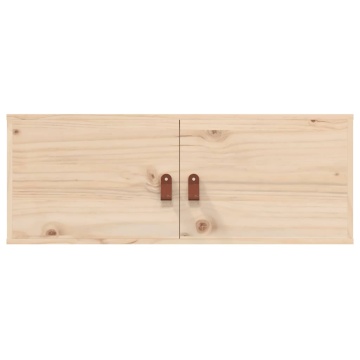 Dulap de perete, 80x30x30 cm, lemn masiv de pin - Img 3