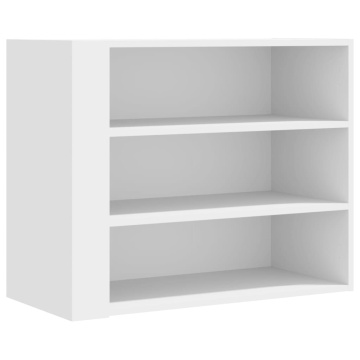 Dulap de perete, alb, 75x35x60 cm, lemn prelucrat - Img 2