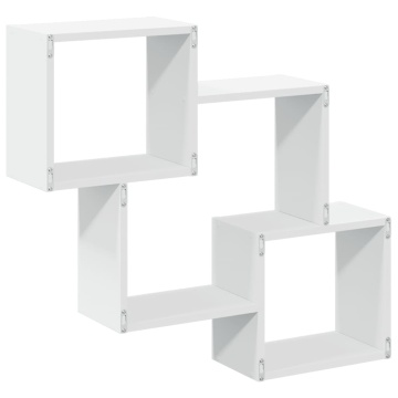 Dulap de perete, alb, 78x18x71 cm, lemn prelucrat - Img 5
