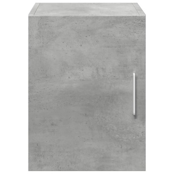 Dulap de perete, gri beton, 30x42,5x40 cm, lemn prelucrat - Img 4