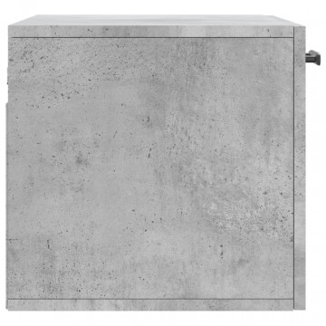 Dulap de perete, gri beton, 60x36,5x35 cm, lemn prelucrat - Img 6