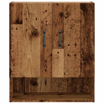Dulap de perete, lemn vechi, 60x31x70 cm, lemn compozit - Img 4