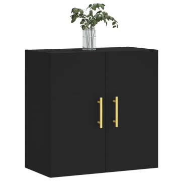 Dulap de perete, negru, 60x31x60 cm, lemn compozit - Img 3