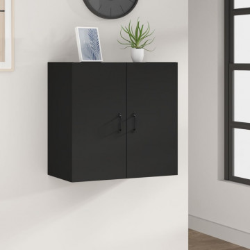 Dulap de perete, negru, 60x31x60 cm, lemn prelucrat - Img 1