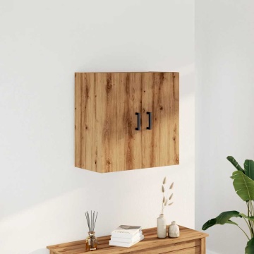 Dulap de perete, stejar artizanal, 60x31x60 cm, lemn prelucrat - Img 1