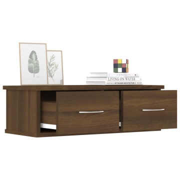 Dulap de perete, stejar maro, 60x26x18,5 cm, lemn prelucrat - Img 6