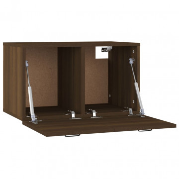 Dulap de perete, stejar maro, 60x36,5x35 cm, lemn prelucrat - Img 4