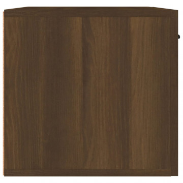 Dulap de perete, stejar maro, 60x36,5x35 cm, lemn prelucrat - Img 8