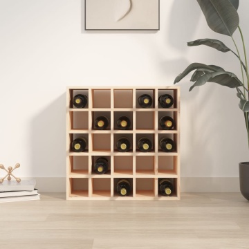 Dulap de vinuri, 56x25x56 cm, lemn masiv de pin - Img 3