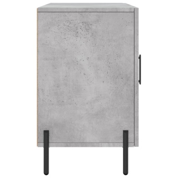 Dulap, gri beton, 100x36x60 cm, lemn compozit - Img 6