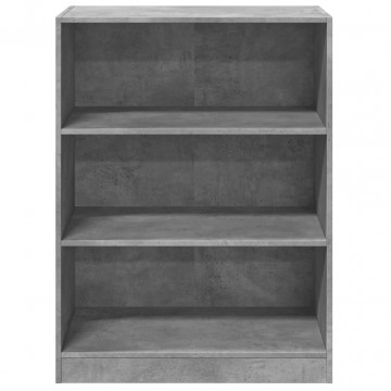 Dulap, gri beton, 77x48x102 cm, lemn prelucrat - Img 8