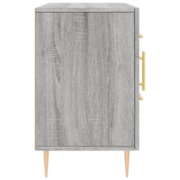 Dulap, gri sonoma, 100x36x60 cm, lemn compozit - Img 6