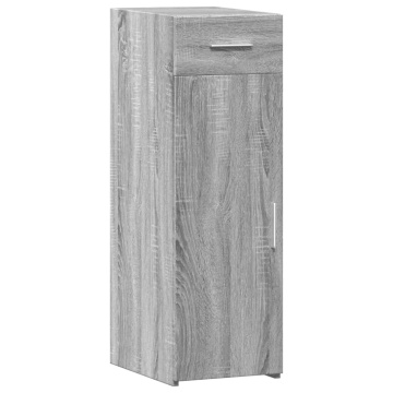 Dulap, gri sonoma, 30x42,5x93 cm, lemn prelucrat - Img 2