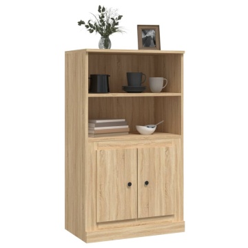 Dulap înalt, stejar sonoma, 60x35,5x103,5 cm, lemn prelucrat - Img 4